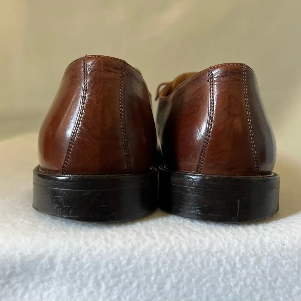 J. Murphy Size 11 1/2M Men’s Brown Leather Lace Up Shoes